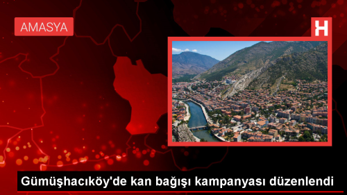Amasya'da Kan Ba Kampanyasyla 34 nite Kan Topland