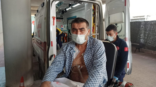 Ambulans helikopterle Ankara'ya sevk edilen hastaya yapay kalp taklacak