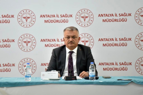 Antalya Valisi Ersin Yazc, Bamllkla Mcadele l Koordinasyon Kurulu Toplants'nda konutu