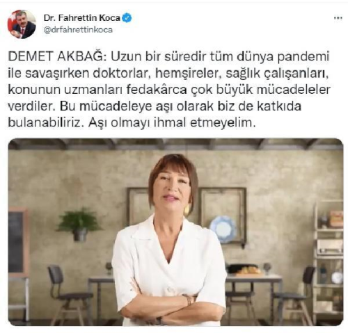 Demet Akba ve Sertab Erener, vatandalarkoronavirs as olmaya davet etti