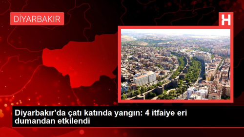 Diyarbakr'da at katnda yangn: 4 itfaiye eri dumandan etkilendi