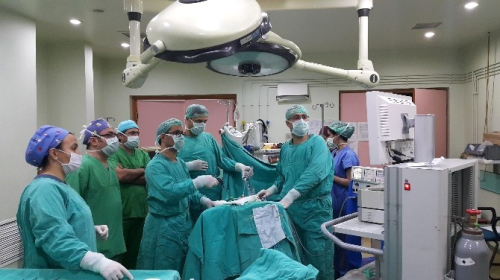Elaz'da 55 Gnlk Bebee Kapal Ameliyat Yapld