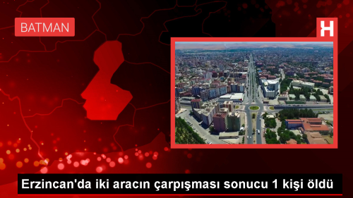 Erzincan'da trafik kazas: 1 l, 1 yaral
