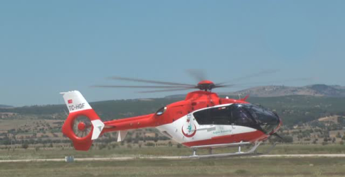 Hastaneye Tanan Kzn Kalbi Ambulans Helikopterde Durdu