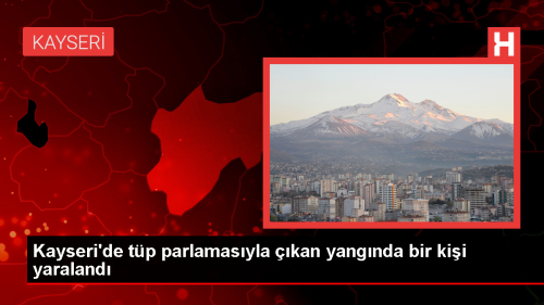 Kayseri'de tp patlamas sonucu yangn kt