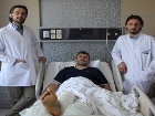 Kazada Yaralanan ��adam�n�n Tedavisi S�r�yor