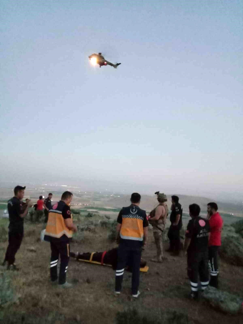 Konya'da Dada Yaralanan Kii Askeri Helikopterle Kurtarld