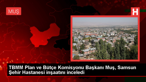 Mehmet Mu, Samsun ehir Hastanesi inaatn inceledi