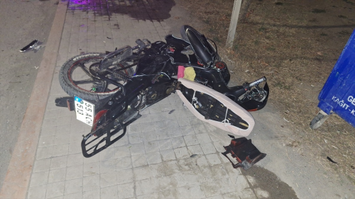 Samsun'da otomobil ile motosiklet arpt: 2 yaral
