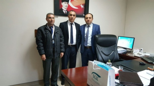 Sgk l Mdr Ercan'dan Di Hekimlerine Ziyaret
