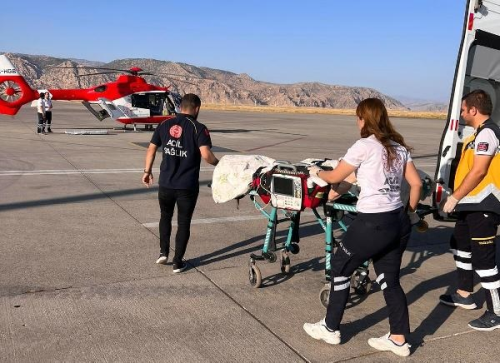 rnak'ta Kanser Hastas Ambulans Helikopterle Sevk Edildi