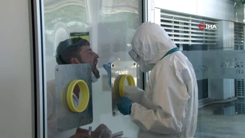 Son dakika salk: Antalya Havalimanna PCR testi laboratuvar