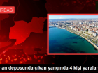 Tekirda�'da Saman Deposunda Yang�n: 4 Yaral�