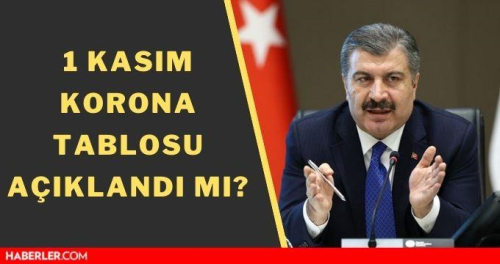 1 Kasm 2021 koronavirs tablosu yaynland m? Son dakika bugnk vaka says akland m? Trkiye'de bugn ka kii ld? Bugnk Covid tablosu!