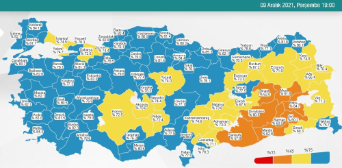 10 Aralk Cuma 2021 korona tablosu Bugnk corona vaka says akland m? 10 Aralk koronavirsten ka kii ld?