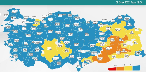 10 Ocak Pazartesi 2022 korona tablosu... Bugnk corona vaka says akland m? 10 Ocak koronavirsten ka kii ld?