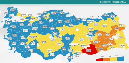 12 Kasm Cuma 2021 korona tablosu Bugnk corona vaka says akland m? 12 Kasm koronavirsten ka kii ld?