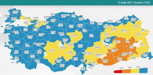 14 Aralk Sal 2021 korona tablosu Bugnk corona vaka says akland m? 14 Aralk koronavirsten ka kii ld?