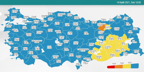 15 Eyll aramba 2021 korona tablosu Bugnk corona vaka says akland m? 15 Eyll koronavirsten ka kii ld?