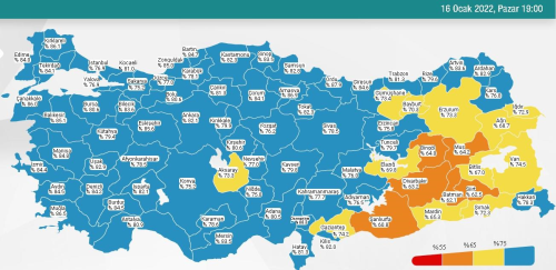 17 Ocak Pazartesi 2022 korona tablosu... Bugnk corona vaka says akland m? 17 Ocak koronavirsten ka kii ld?