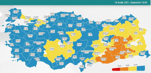 19 Aralk Pazar 2021 korona tablosu Bugnk corona vaka says akland m? 19 Aralk koronavirsten ka kii ld?