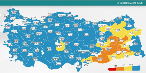 2 ubat aramba 2022 korona tablosu... Bugnk corona vaka says akland m? 2 ubat koronavirsten ka kii ld?