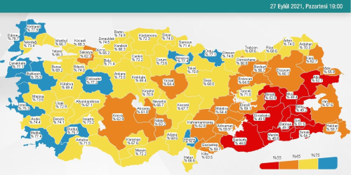 28 Eyll Sal 2021 korona tablosu Bugnk corona vaka says akland m? 28 Eyll koronavirsten ka kii ld?