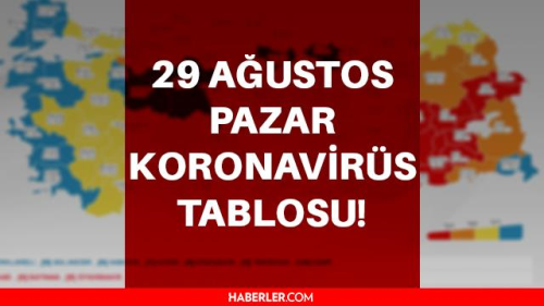 29 Austos Pazar 2021 korona tablosu Bugnk corona vaka says akland! 27 Austos koronavirsten ka kii ld?