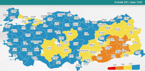 4 Aralk Cumartesi 2021 korona tablosu Bugnk corona vaka says akland m? 4 Aralk koronavirsten ka kii ld?