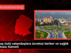60 ya� �st� vatanda�lara �cretsiz berber ve sa�l�k taramas� hizmeti
