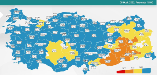 7 Ocak Cuma 2022 korona tablosu... Bugnk corona vaka says akland m? 7 Ocak koronavirsten ka kii ld?