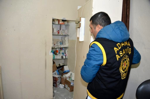 Adana'da polis ortaya kard: Gizli blmeli kaak hastane