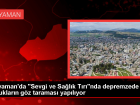 Ad�yaman'da konteyner kentlerde kalan �ocuklara g�z muayenesi yap�l�yor
