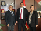 AD� S�ke Sa�l�k Hizmetleri MYO M�d�r� Nazan �zt�rk, S�ke Belediyesi'ni ziyaret etti