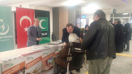 Az ve Di Sal Hastanesinde Yeilay Stand Ald
