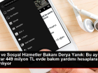Aile ve Sosyal Hizmetler Bakanl��� 2 Milyar 449 Milyon TL Evde Bak�m Yard�m� Yat�rmaya Ba�lad�