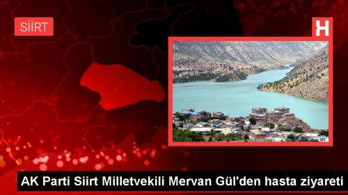 AK Parti Siirt Milletvekili Mervan Gl'den hasta ziyareti