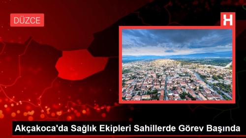 Akakoca'da Salk Ekipleri Sahillerde Grev Banda