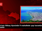 Akku ilesinde ap hastal nedeniyle hayvan hareketlerine kstlama getirildi