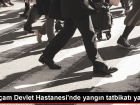 Ala�am Devlet Hastanesinde Yang�n ve Tesis Tahliye Tatbikat� Yap�ld�