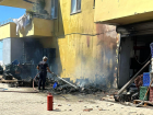Alanya'da Sebze Meyve Deposunda Yang�n ��kt�