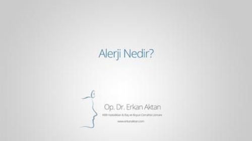 Alerji Nedir?