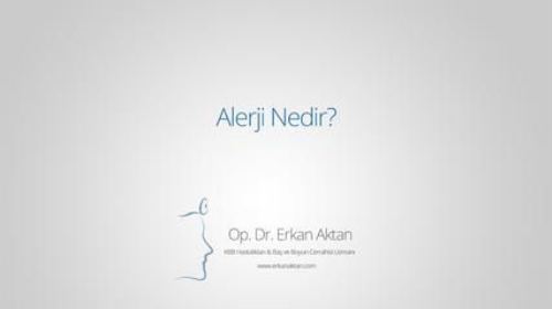 Alerji Nedir?