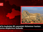 Alzheimer hastas kaybolan yal adam jandarma tarafndan bulundu