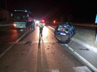 Amasya'da K�rm�z� I��kta Bekleyen Ara� ve Otob�se �arpan Otomobilde 3 Ki�i Yaraland�