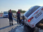 Amasya Merzifon'da otomobil ref�je �arpt�: 5 yaral�