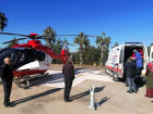 Ambulans helikopter, 10 ayl�k Hadise bebek i�in havaland�