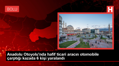 Anadolu Otoyolu Bolu Da geiinde kaza: 6 kii yaraland