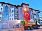 Ankara Mamak Belediyesi, koronavir�se kar�� Kovid-19 SAVAR'la sokaklar� dezenfekte ediyor