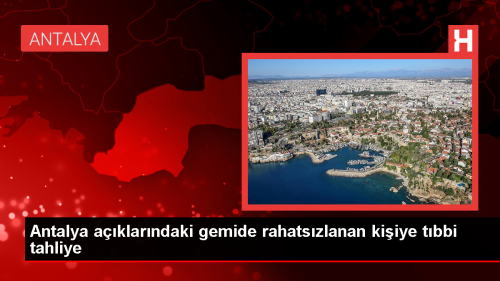 Antalya'da gemide rahatszlanan kii hastaneye kaldrld